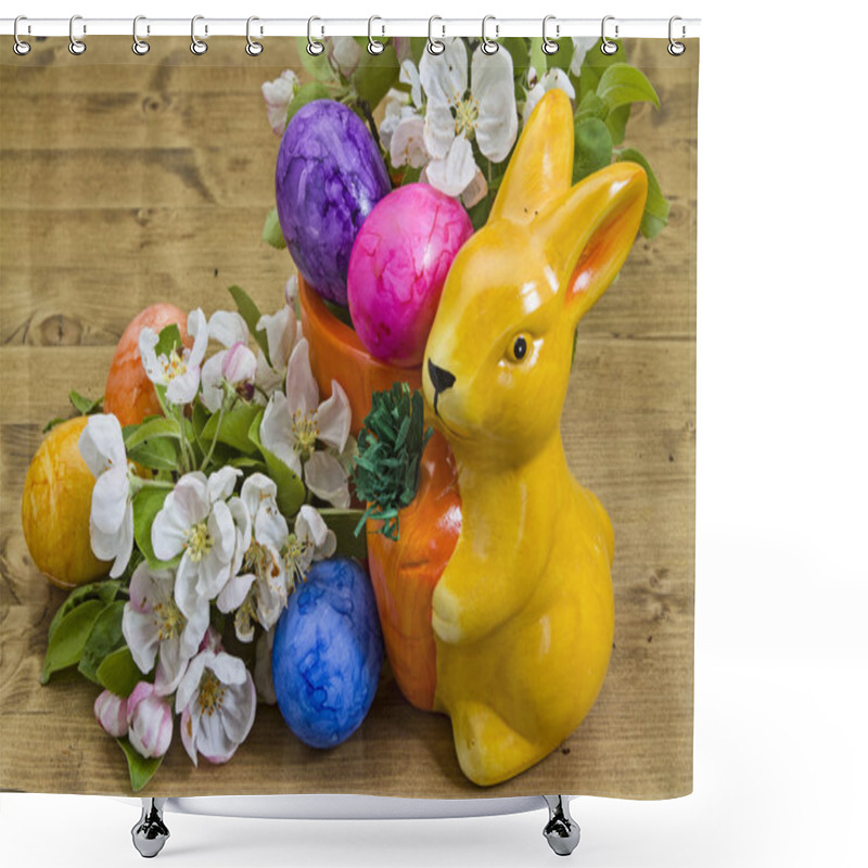 Personality  Easter Still Life Shower Curtains