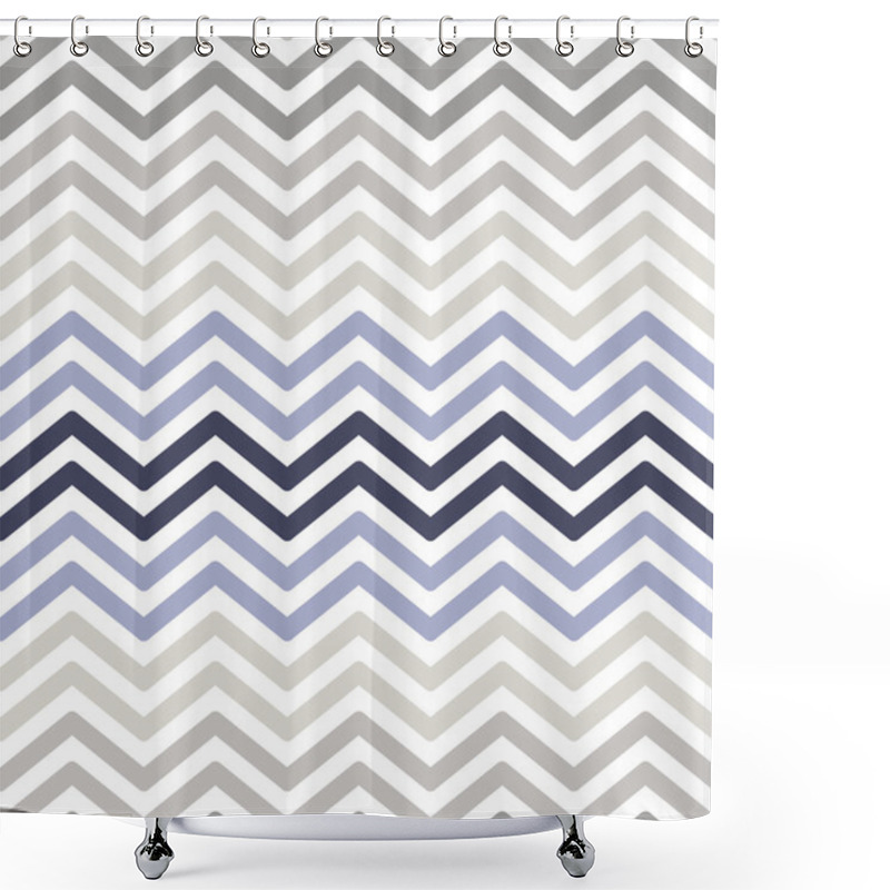 Personality  Abstract Seamless Chevron Pattern Shower Curtains