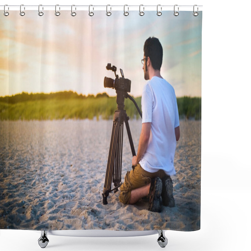 Personality  Nature Videography Shower Curtains