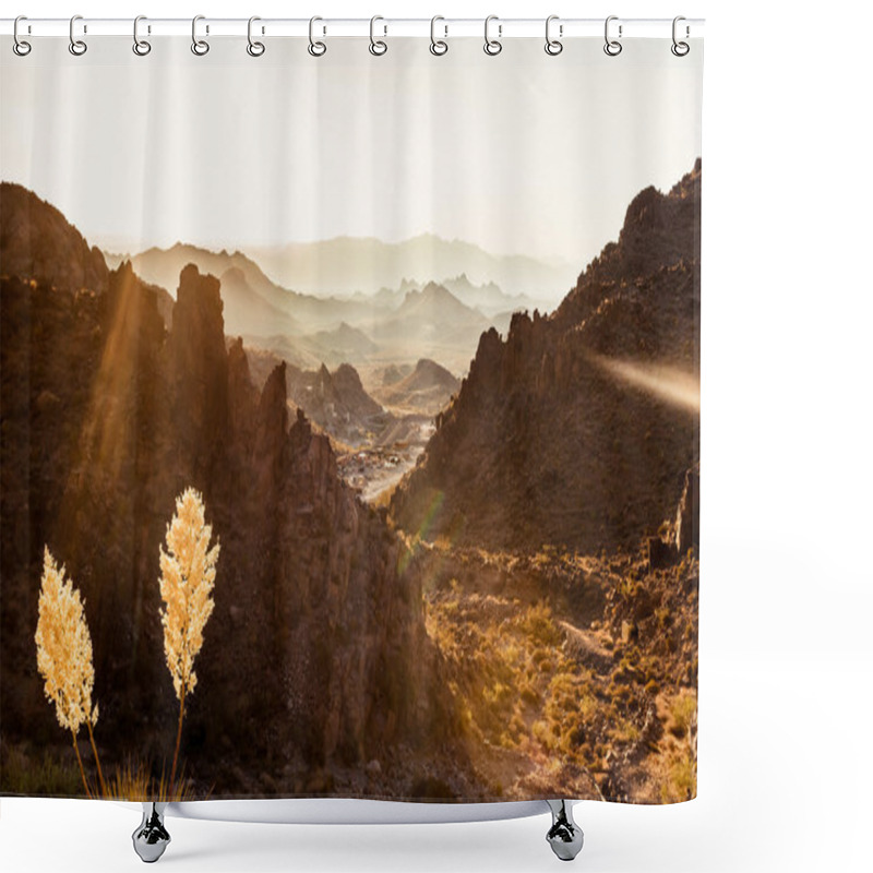 Personality  Mojave Desert Landscape Shower Curtains