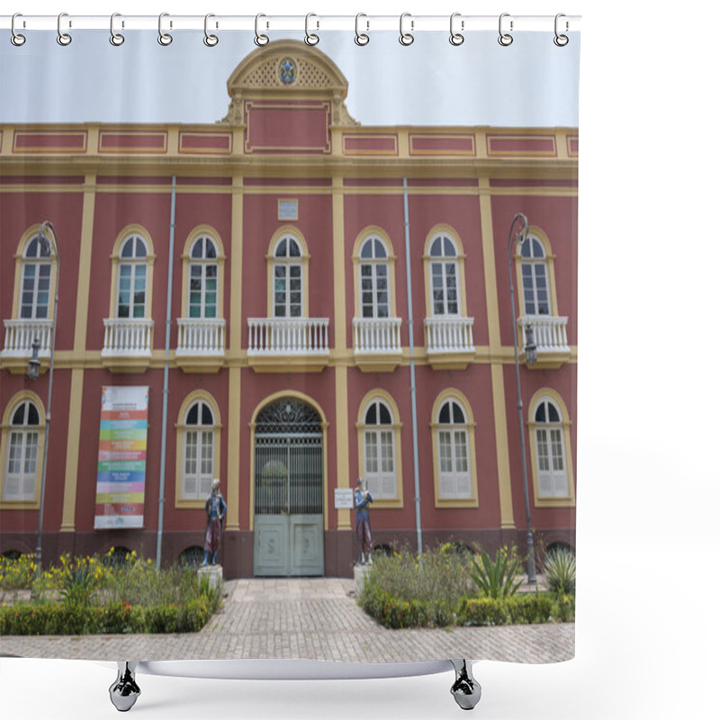 Personality  Palacete Provincial (Provincial Manor House) In Manaus, Brazil Shower Curtains