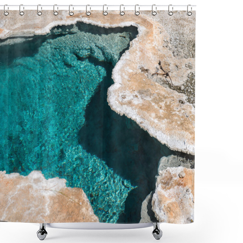 Personality  Natural Hot Spring, Yellowstone National Park Shower Curtains