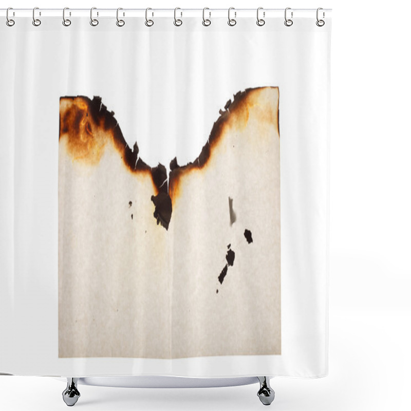 Personality  Burn Hole In Paper Shower Curtains