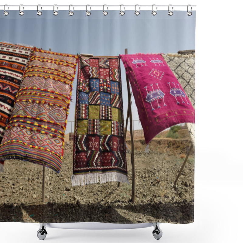 Personality  Traditional Berber Carpets For Sale In Morocco Shower Curtains