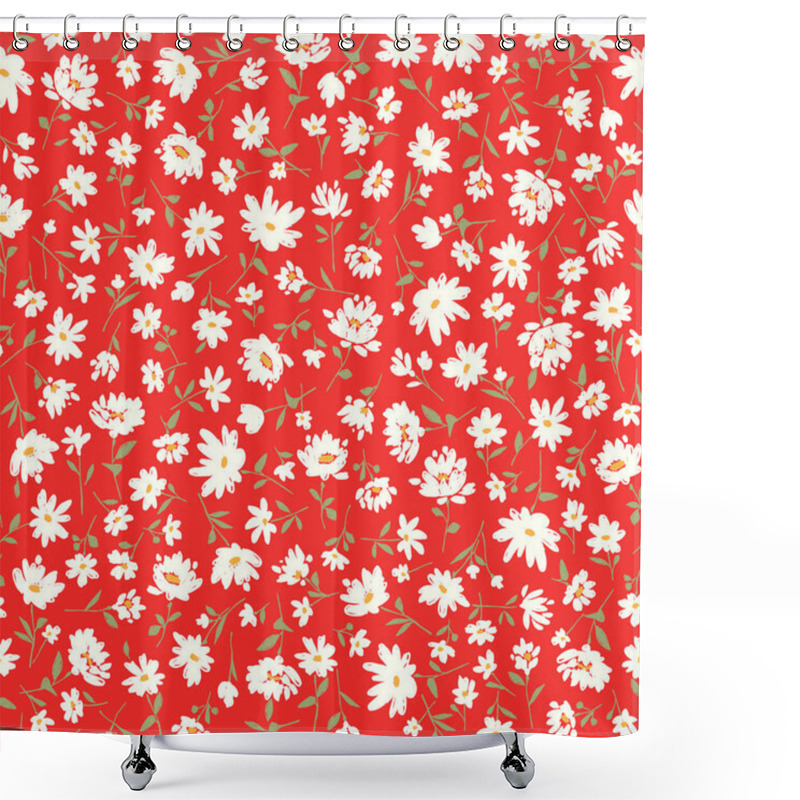 Personality  Seamless And Abstract Leaf Illustration Pattern, Shower Curtains