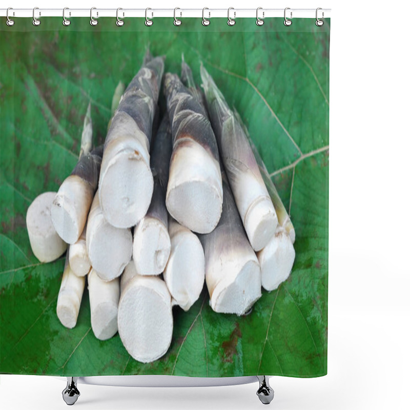 Personality  Bamboo Shoots Or Bamboo Sprouts Shower Curtains