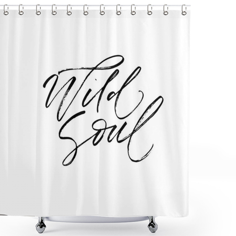 Personality  Wild Soul Card. Shower Curtains