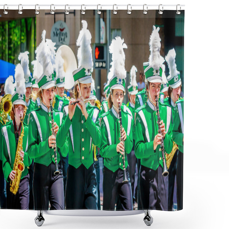 Personality  Portland Grand Floral Parade 2015 Shower Curtains