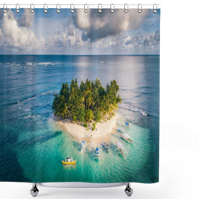 Personality  The Beautiful Island Of Guyam Beach Paradise Near Siargao, Philippines  Shower Curtains