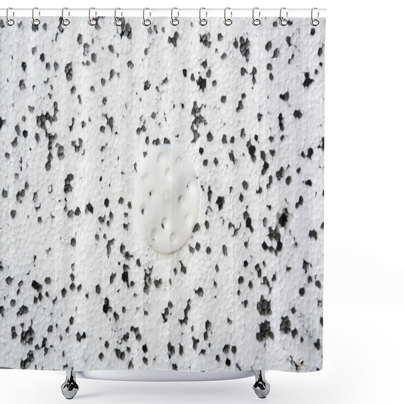 Personality  Sliced Polystyrene Texture. Shower Curtains