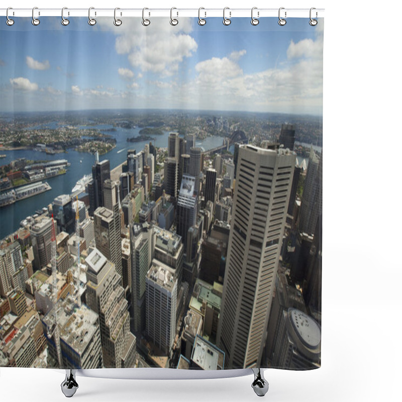 Personality  View Of Sydney Shower Curtains