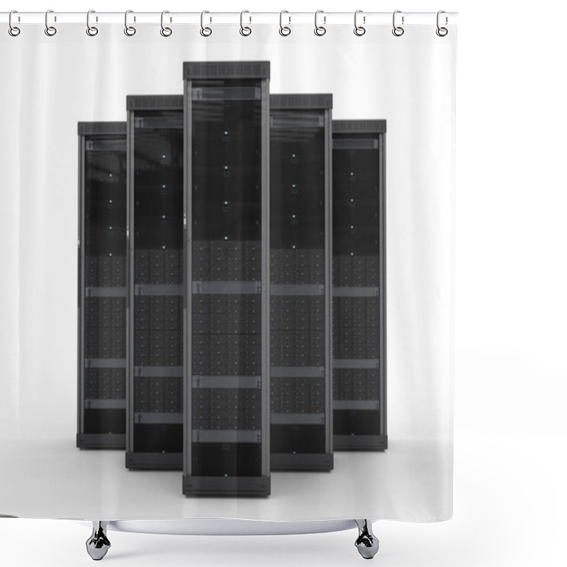 Personality  Server Computer Cluster  Shower Curtains