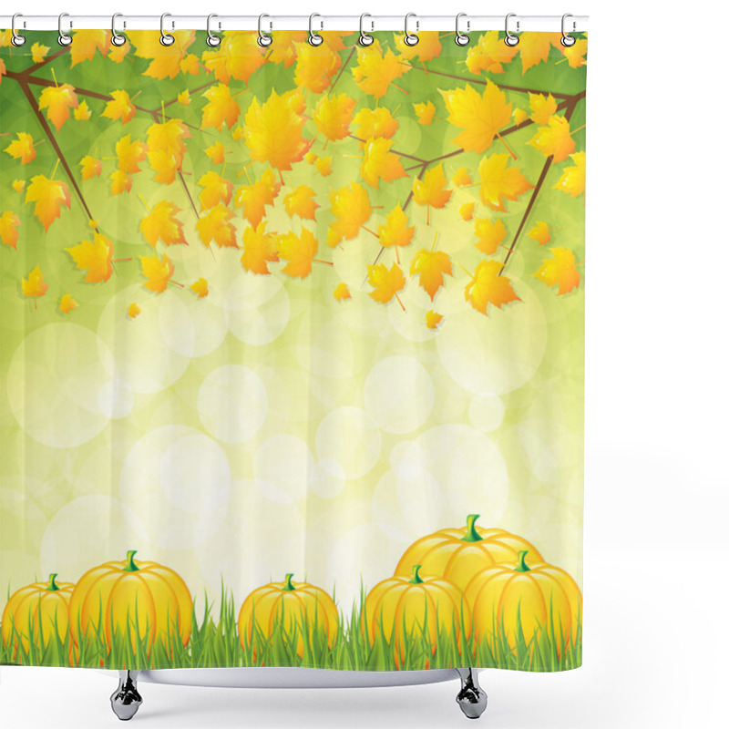 Personality  Autumn Garden Shower Curtains