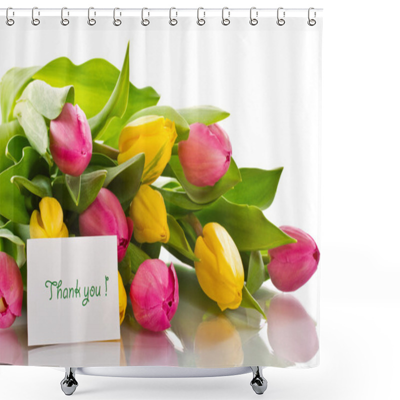 Personality  Beautiful Bouquet Of Tulips Shower Curtains