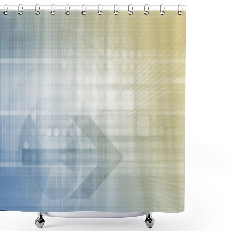 Personality  Digital Identity Management Shower Curtains