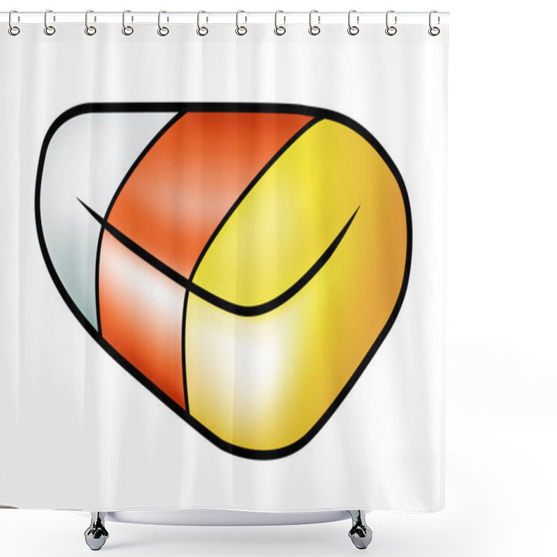 Personality  Candy Corn Shower Curtains