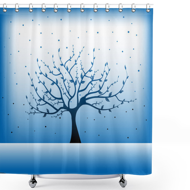 Personality  Wintertime Shower Curtains