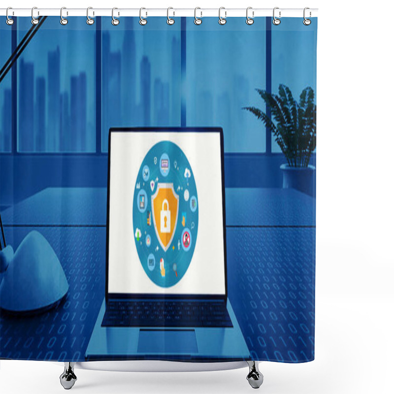 Personality  Cybersecurity Awareness Is The Understanding And Knowledge Individuals And Organizations Need To Recognize, Avoid, And Mitigate Cybersecurity Risks Shower Curtains