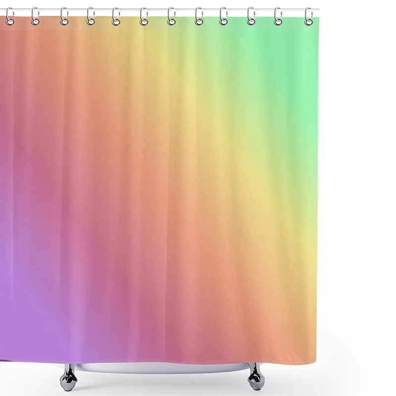 Personality  Abstract Geometric Background With Poly Pattern Shower Curtains