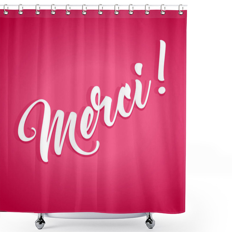 Personality  Thank You In French Shower Curtains