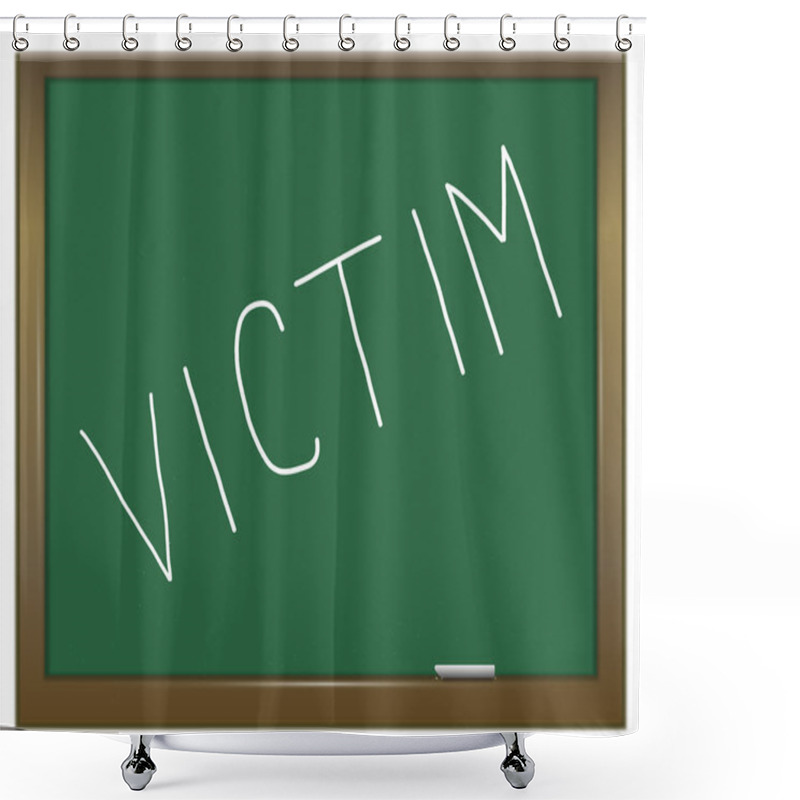 Personality  Victim Concept. Shower Curtains