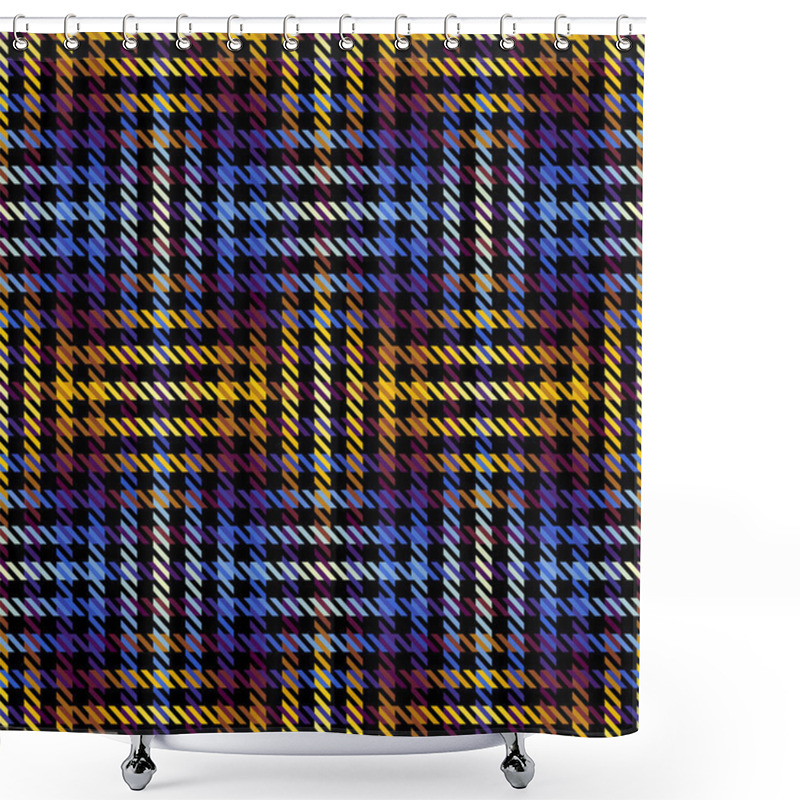 Personality  Geometric Abstract Pattern In Low Poly Style. Shower Curtains