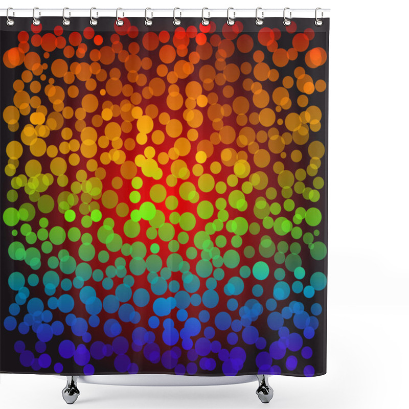 Personality  Circles Shower Curtains