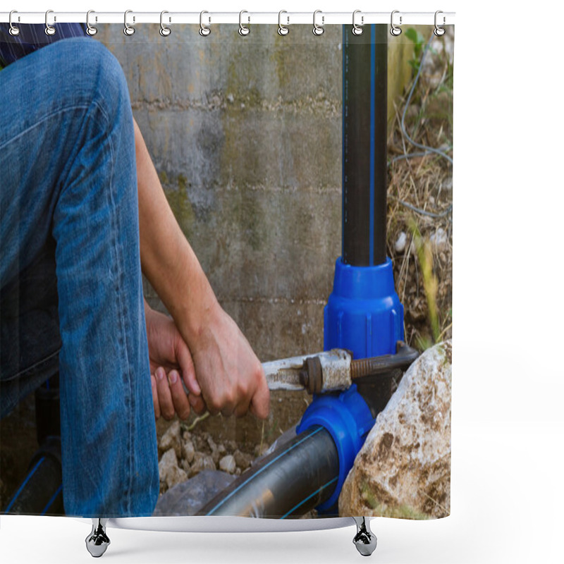 Personality  Plumber Shower Curtains