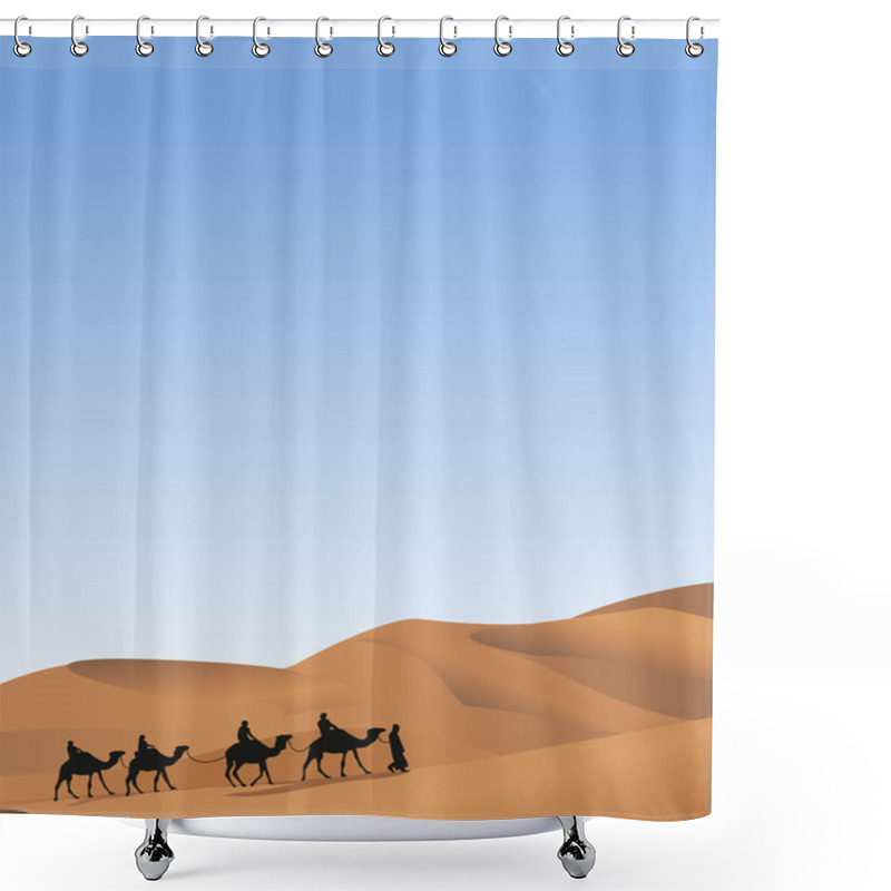 Personality  Camel Caravan Shower Curtains