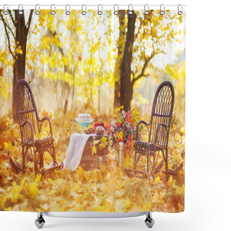 Personality  Autumn Location, Autumn Decor Shower Curtains