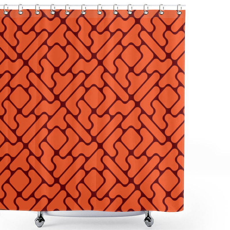 Personality  Pattern Like Tetris Shower Curtains