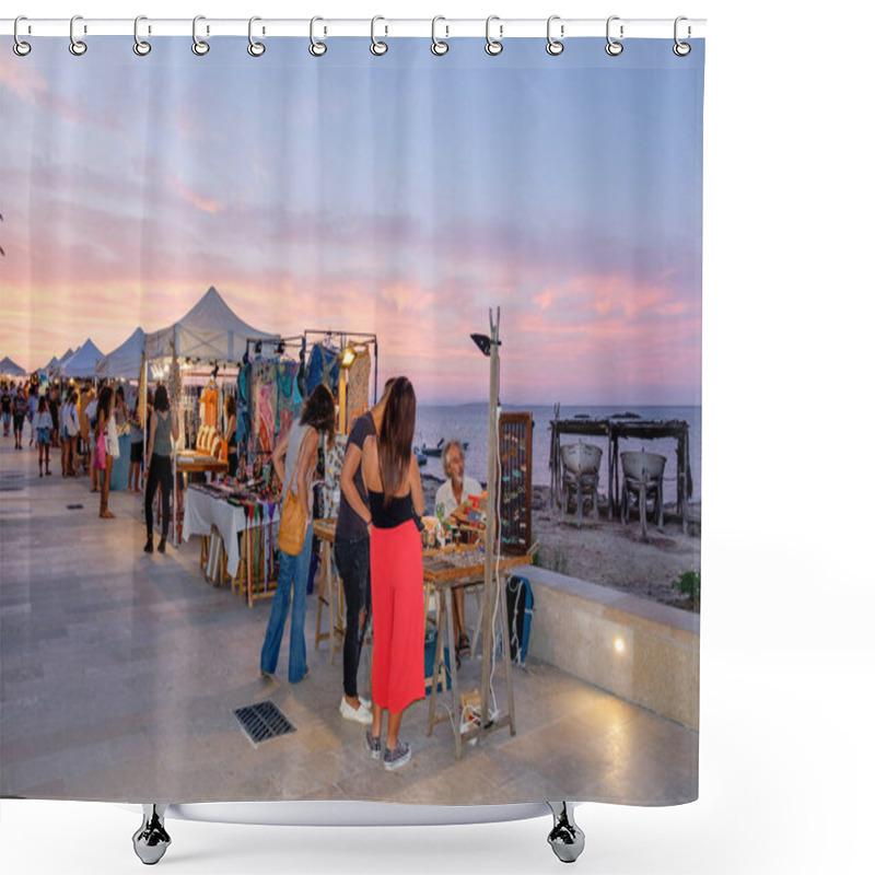 Personality  Museo De Etnografia De Formentera,  Sant Francesc Xavier,Formentera, Balearic Islands, Spain Shower Curtains