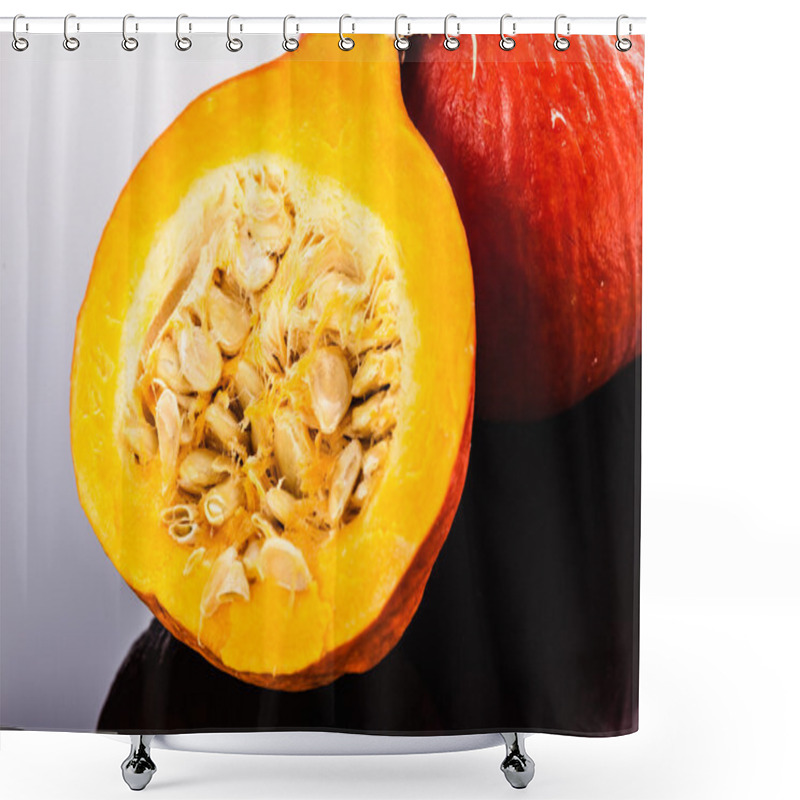 Personality  Japanese Squash Shower Curtains