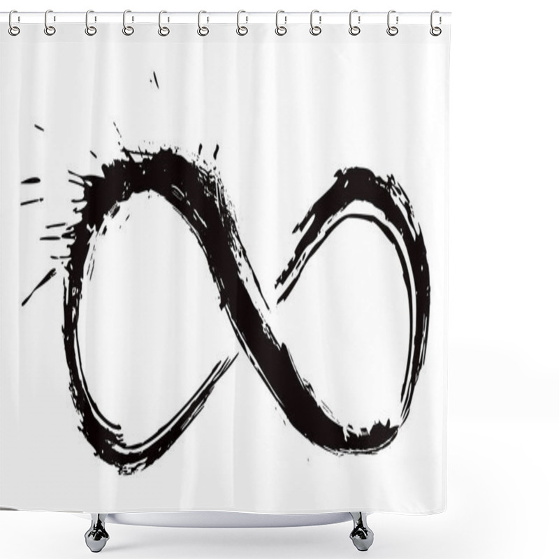 Personality  Mobius Strip Shower Curtains