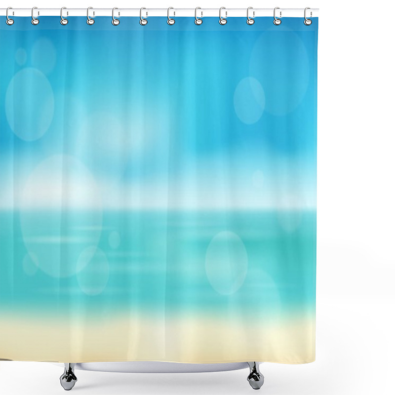 Personality  Summer Theme Abstract Background 1 Shower Curtains