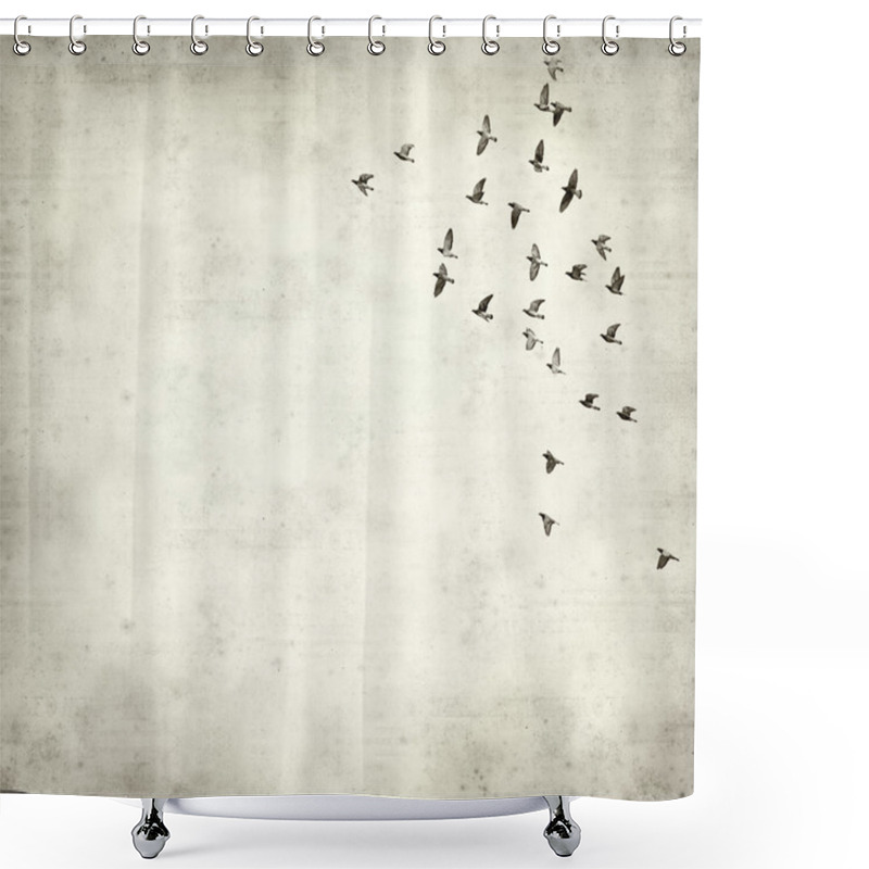 Personality  Textured Old Paper Background Shower Curtains