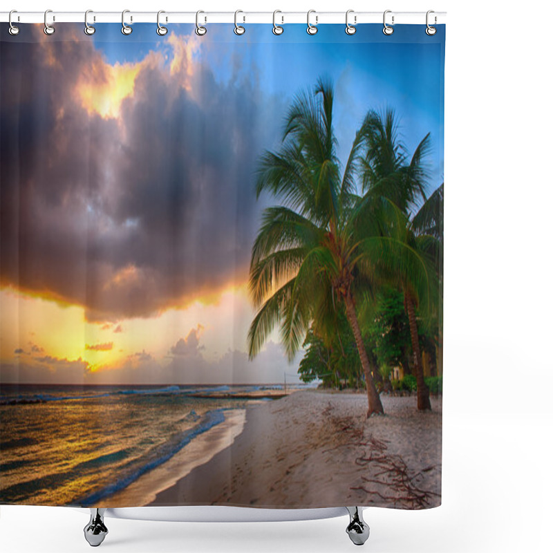 Personality  Barbados Shower Curtains