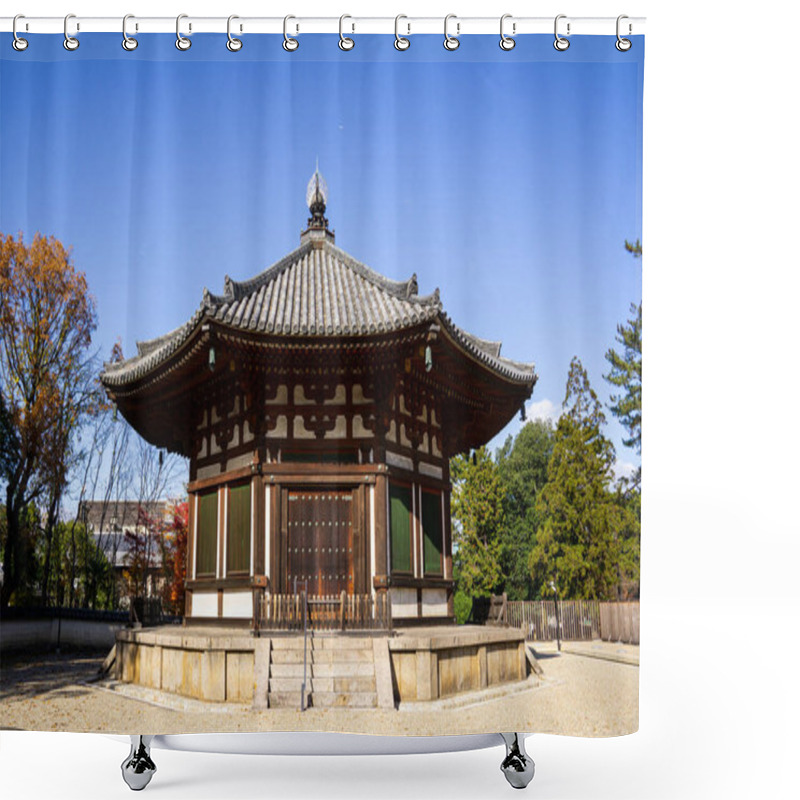 Personality  Kofukuji Temple Nara Was Founded In 669 By The Powerful Fujiwara Family, The 50m-tall Five-story Pagoda Known As National Treasure Museum, Which House Beautiful Collections Of Priceless, Buddhist Are And Statuary. An Advantage Of Its Compact Medieval Shower Curtains