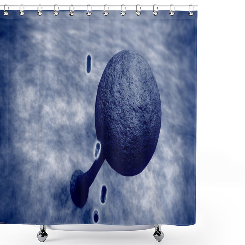 Personality  Fungus, Antibiotic Shower Curtains