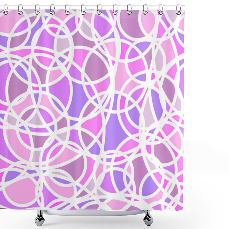 Personality  Abstract Pattern Mosaic Seamless Pattern Shower Curtains