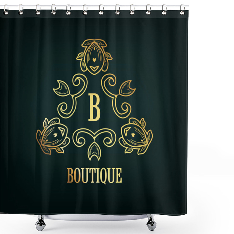 Personality  Frame In Line Design Style Shower Curtains