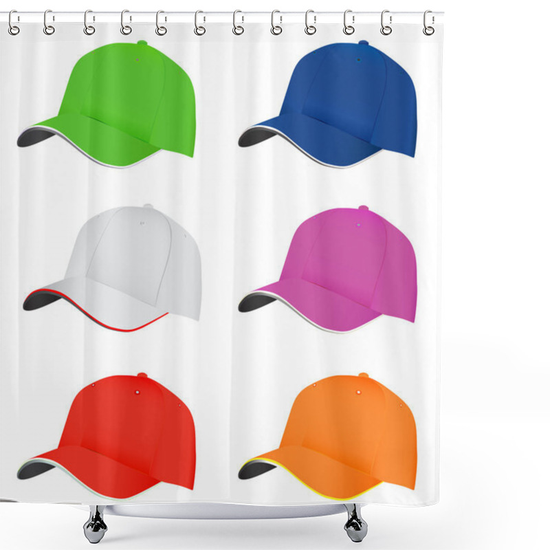 Personality  Hat Set Shower Curtains