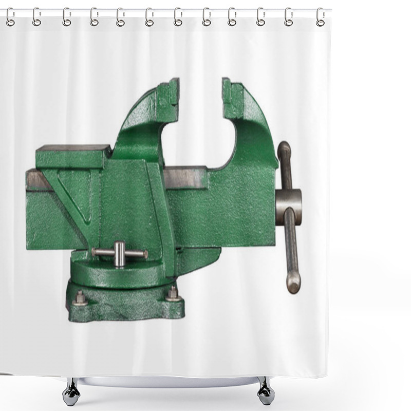 Personality  Green Table Vise Shower Curtains