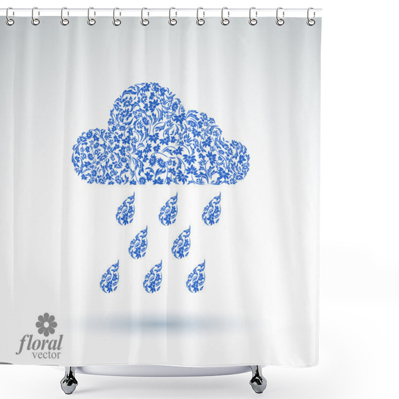 Personality  Weather Forecast  Icon Shower Curtains