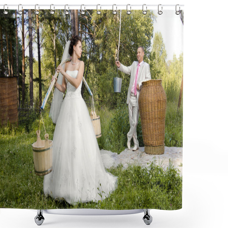 Personality  Wedding Shower Curtains