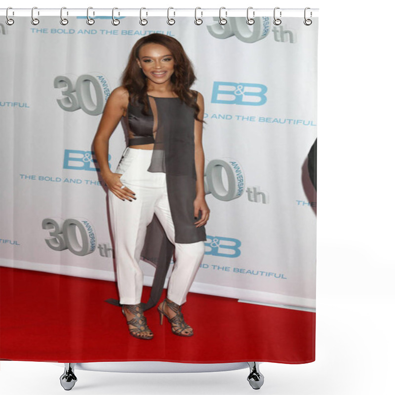 Personality  Actress Reign Edwards Shower Curtains