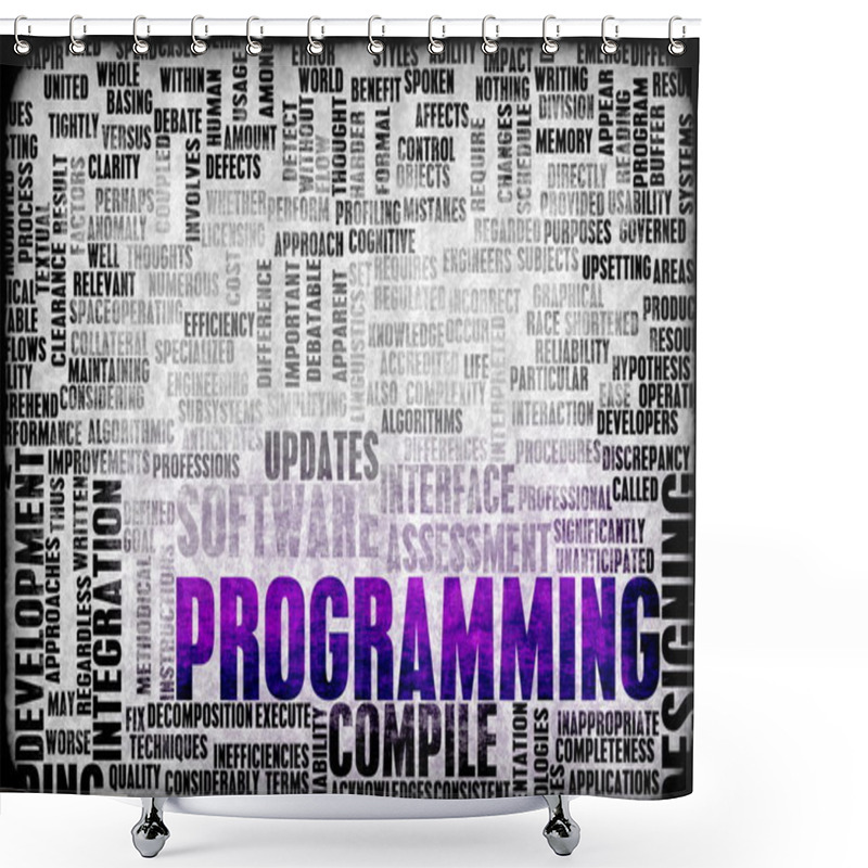 Personality  Programming Shower Curtains