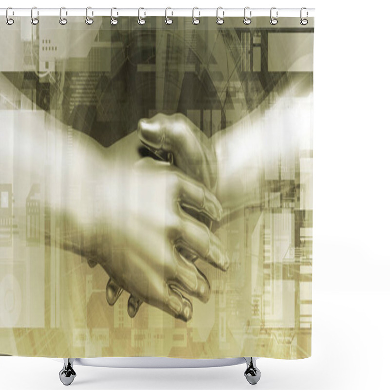 Personality  Collaboration Technology Shower Curtains