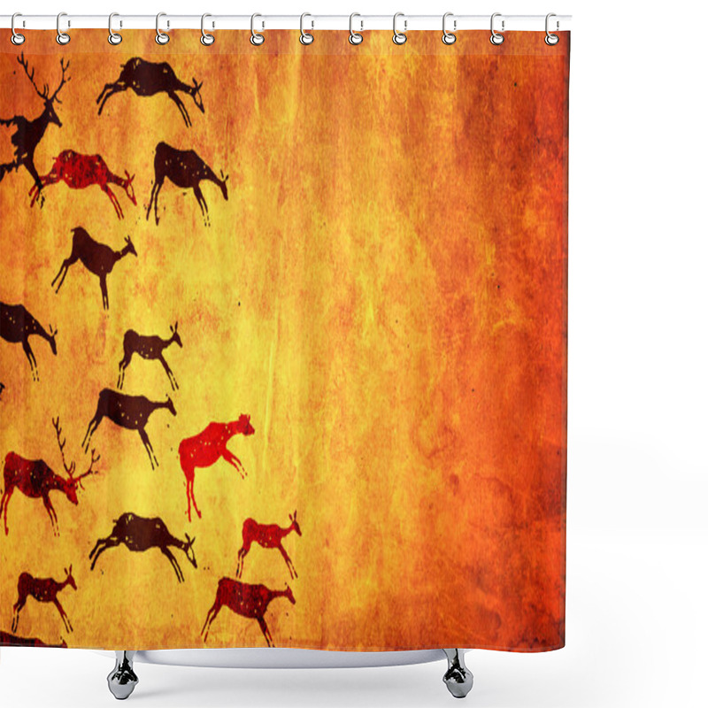 Personality  Grunge Background Shower Curtains