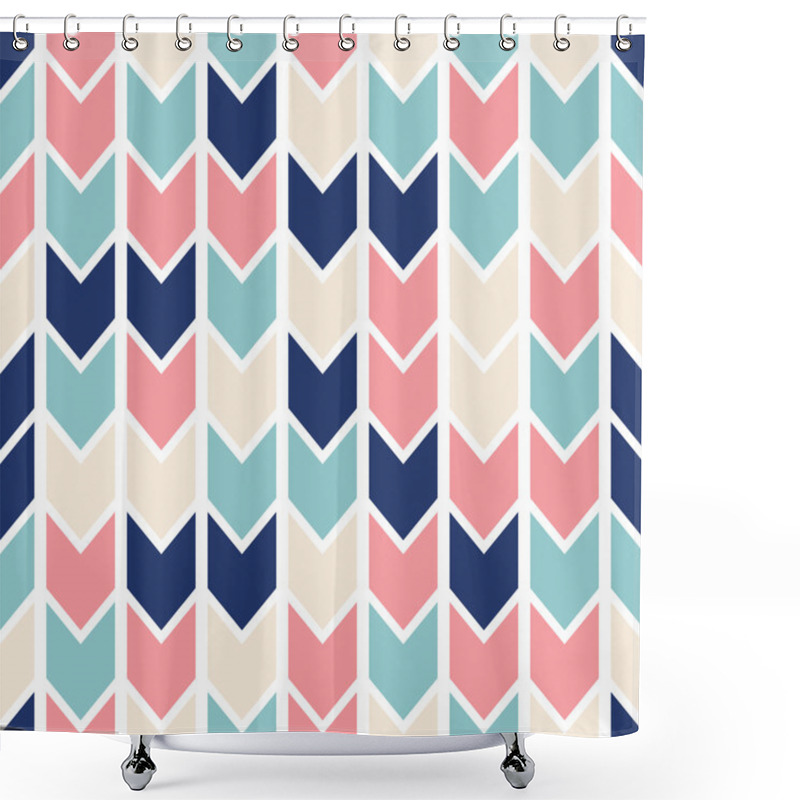 Personality  Seamless Herringbone Pattern Shower Curtains